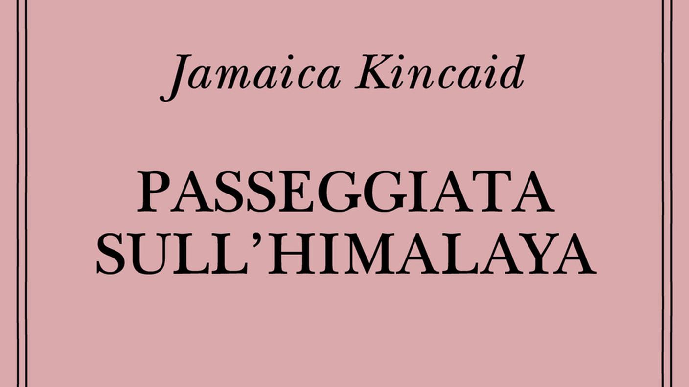 “Passeggiata sull’Himalaya” di Jamaica Kincaid, Adelphi (dettaglio di copertina)