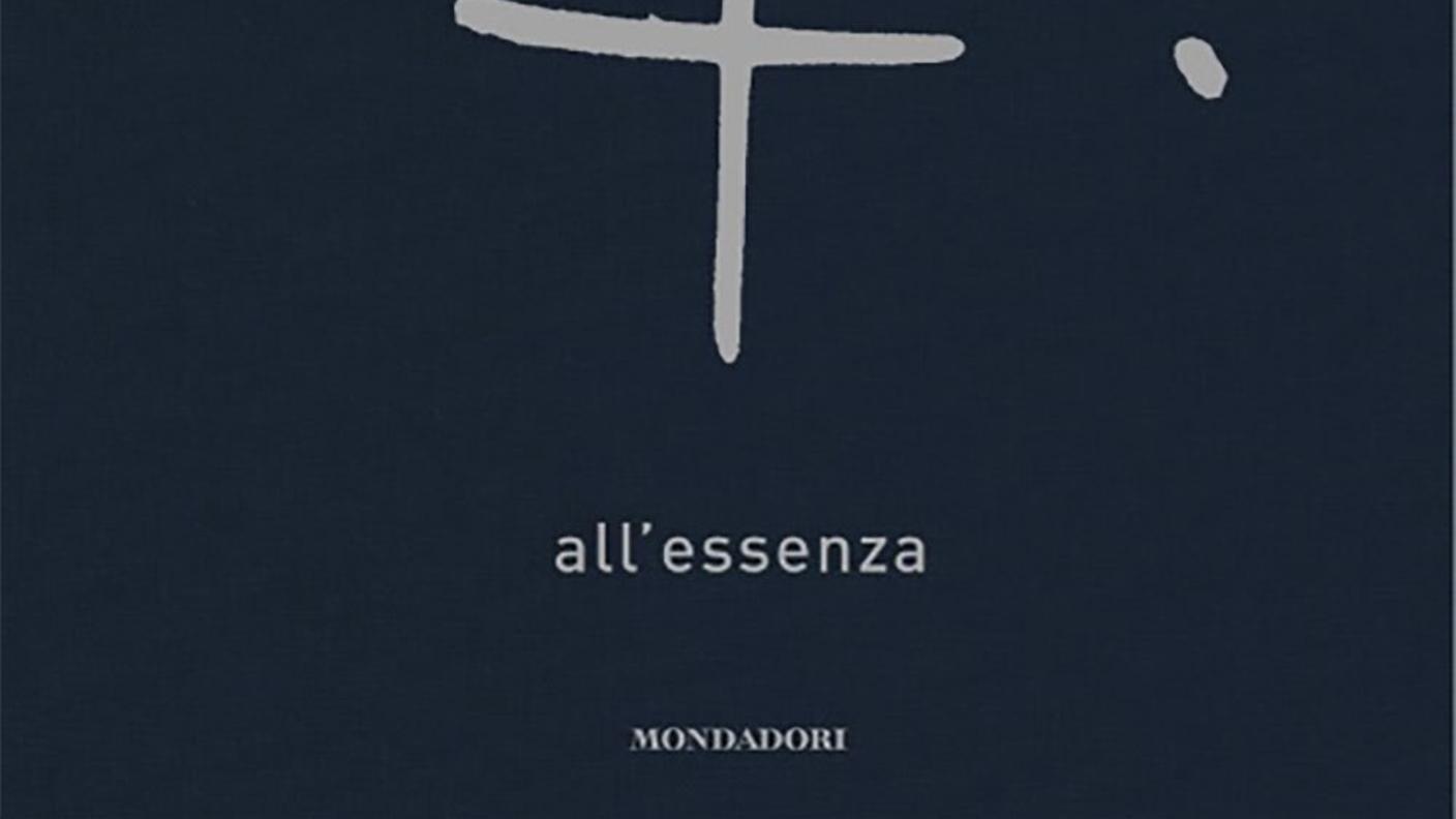 "All’essenza" di Franco Battiato, Mondadori (dettaglio di copertina)