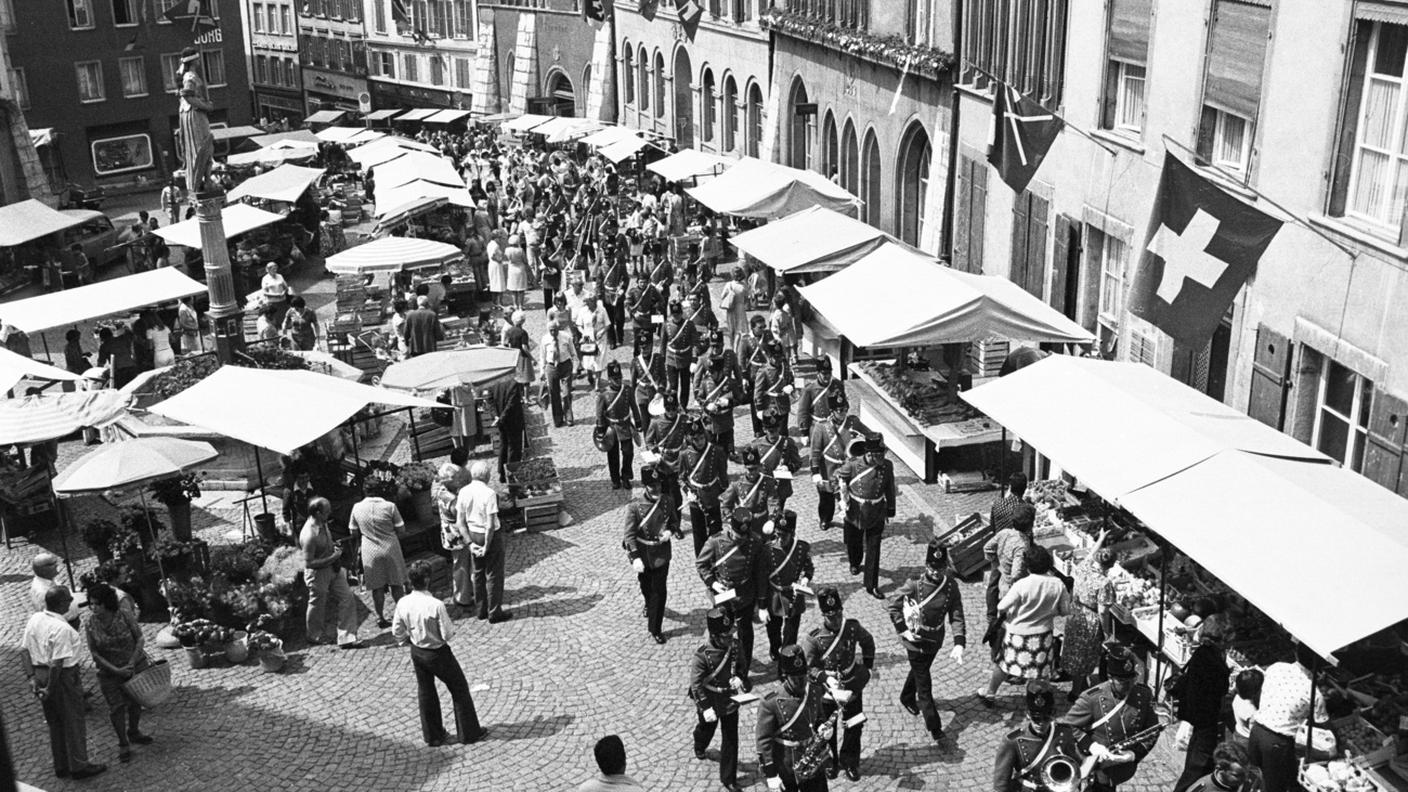 La 26esima edizione della Festa Federale della Musica di scena a Bienne nel 1976