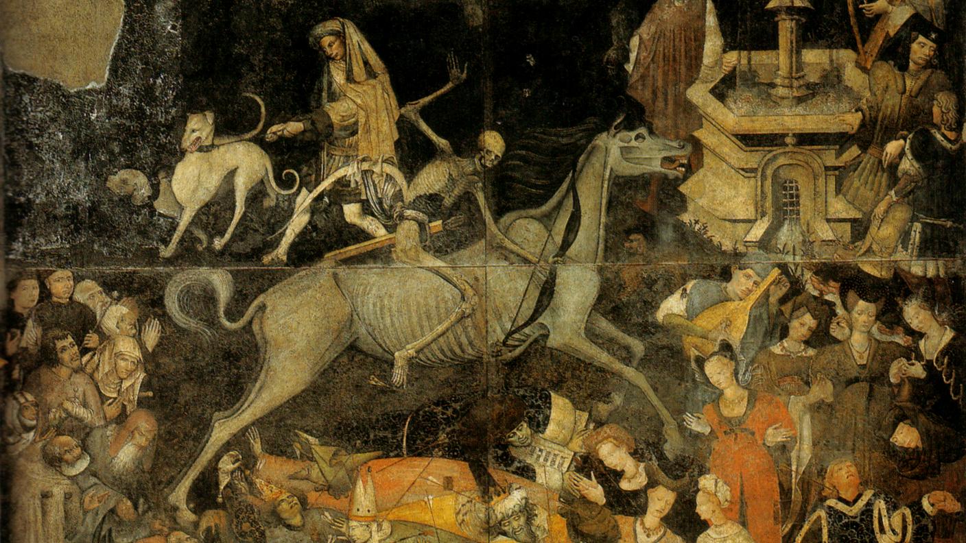 Trionfo della morte, 1446, affresco staccato, Palazzo Sclafani, Galleria regionale di Palazzo Abatellis, Palermo