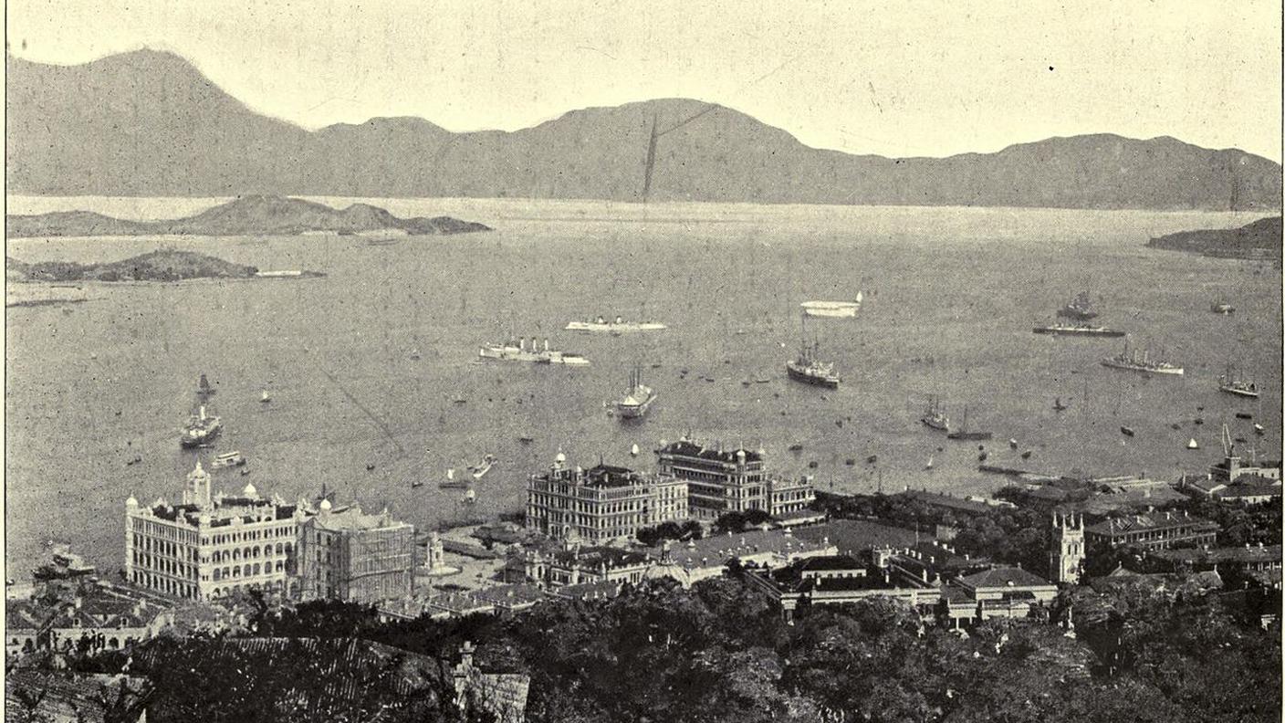 Victoria City, una colonia britannica fondata nel 1843, (foto del 1890)