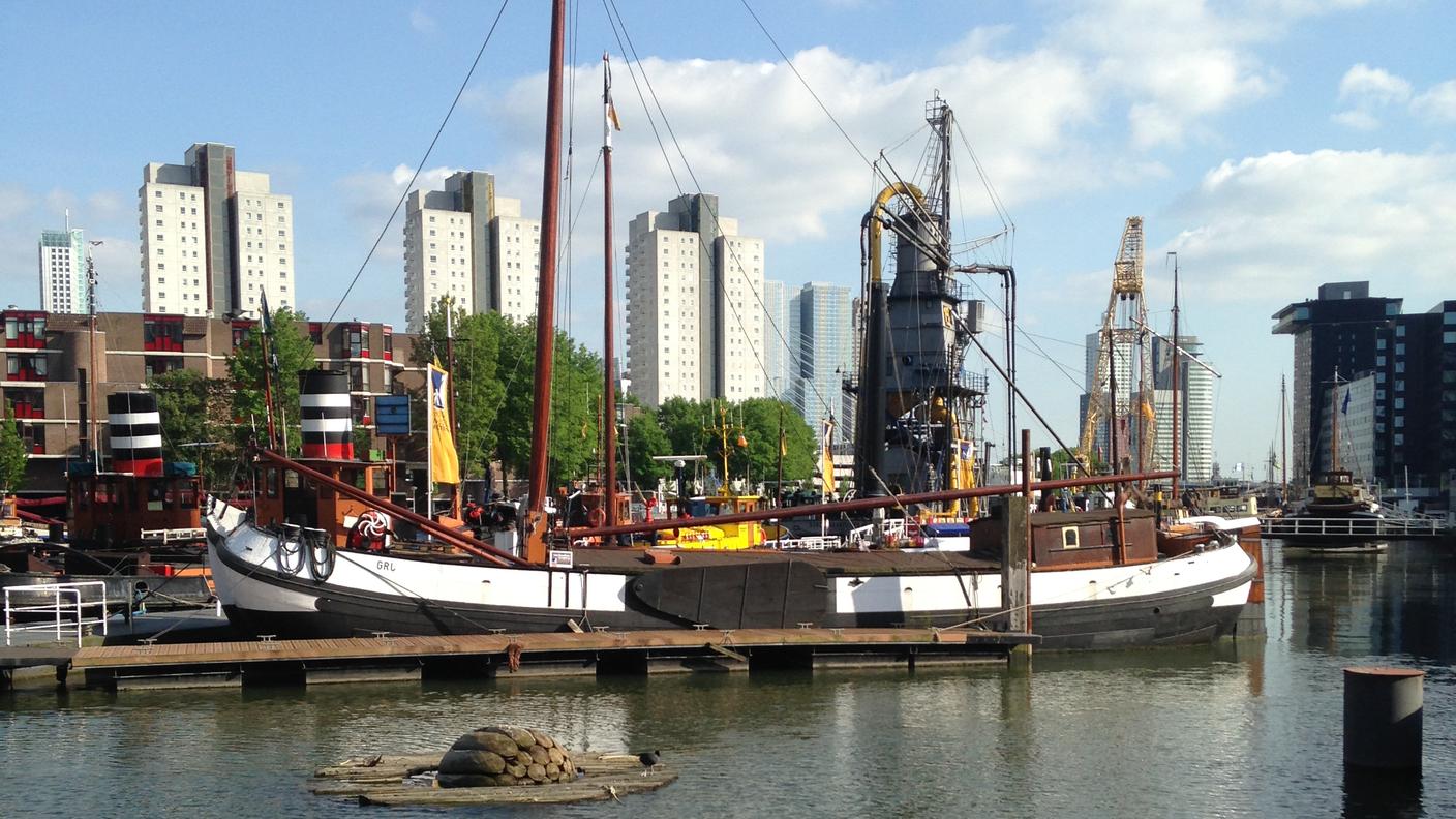 Il vecchio porto di Rotterdam