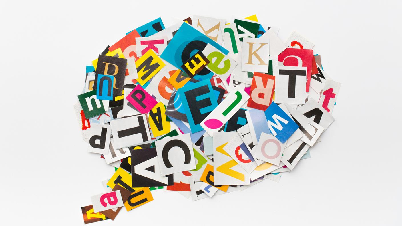 lettere colorate