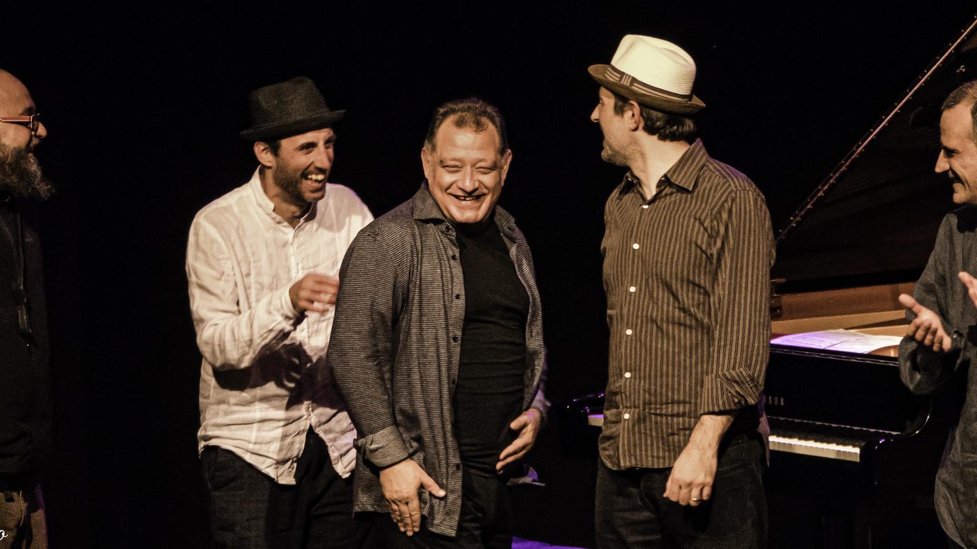 Da sinistra i componenti del quintetto: Colonna, De Rossi, Ottaviano, Hawkins, Maier