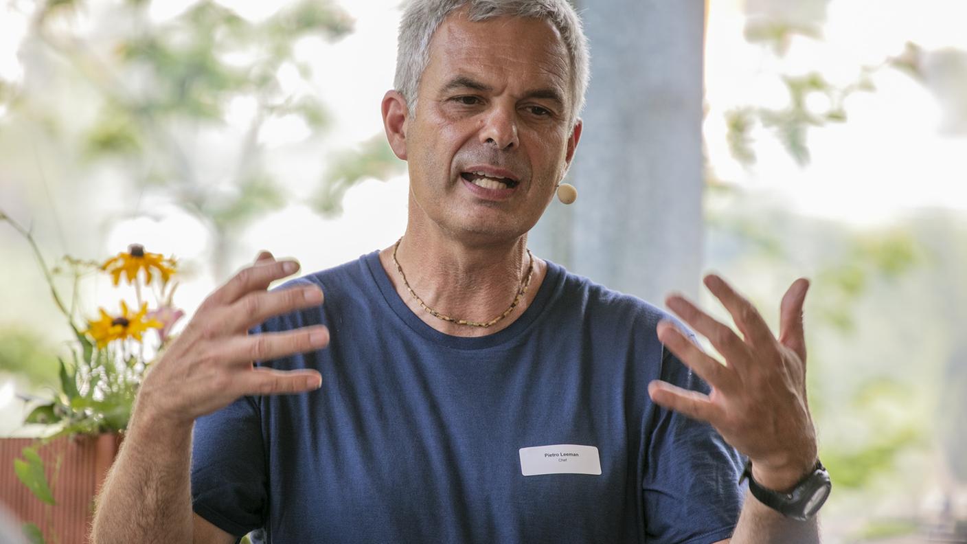 Lo chef vegetariano Pietro Leemann