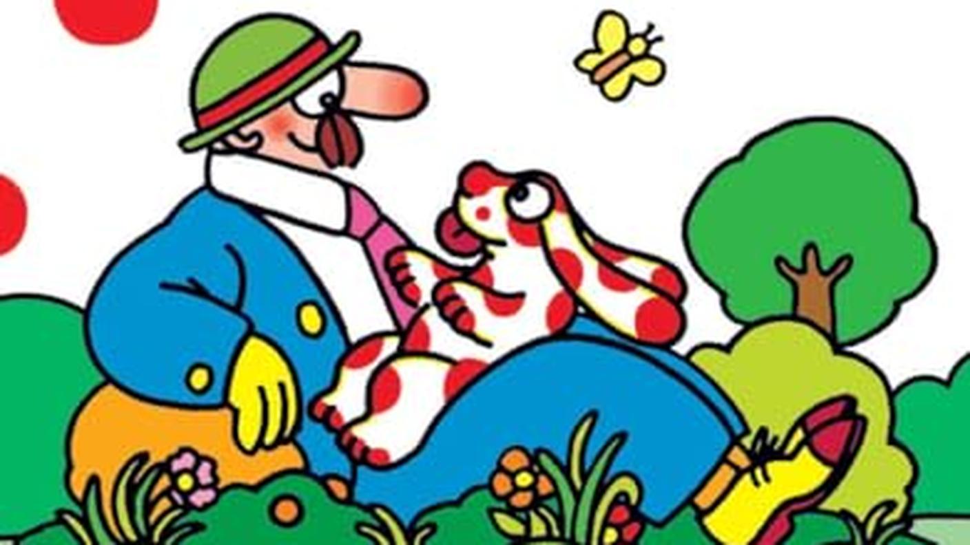 "Arriva la Pimpa" di Francesco Tullio-Altan, Franco Cosimo Panini Editore (dettaglio di copertina)