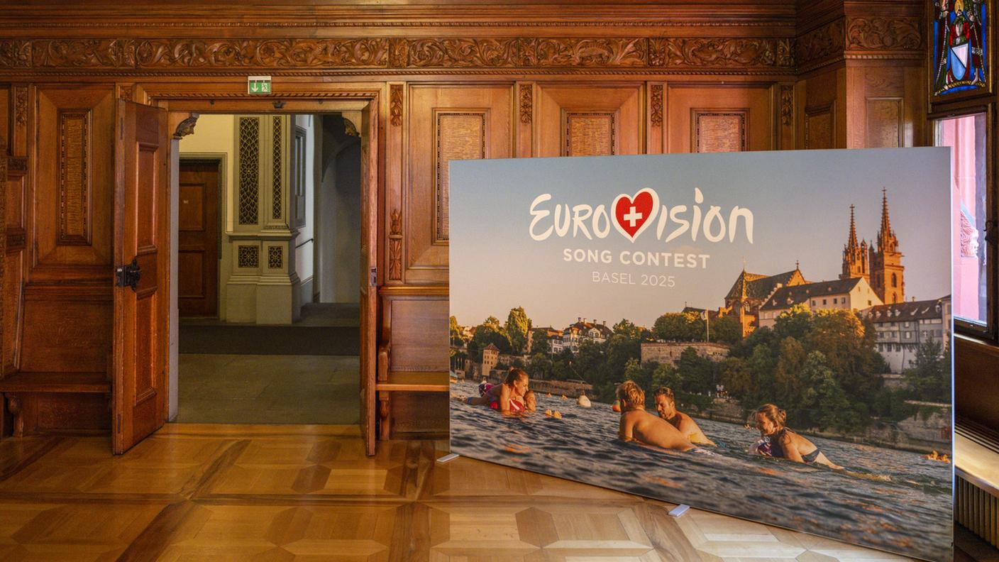 Il poster di Eurovision Song Contest a Basilea