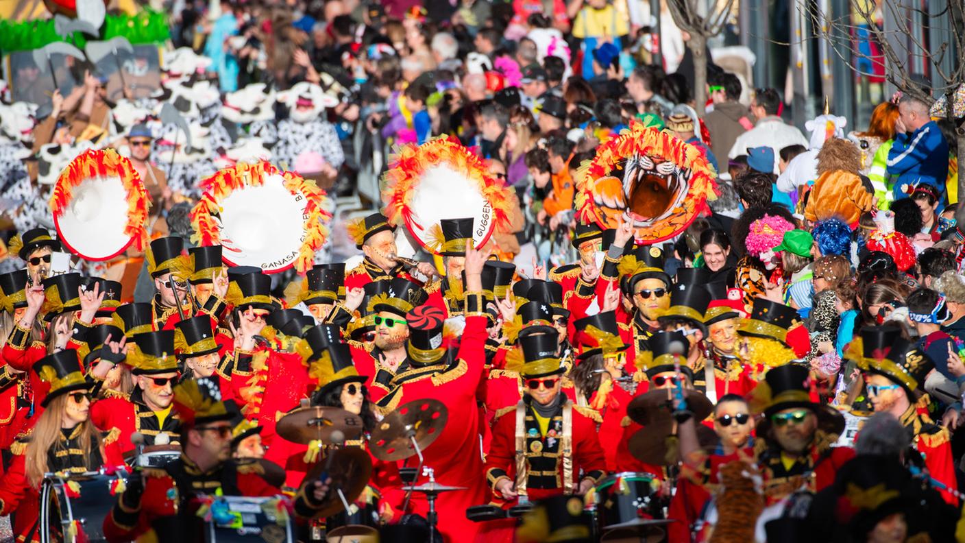 Un momento del corteo di Rabadan