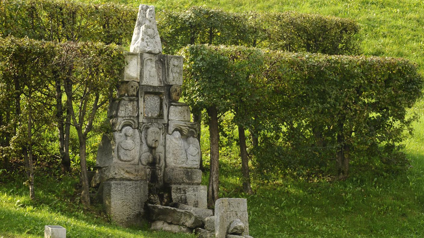 Nella foto la fontana Moncrini di Sala Capriasca.