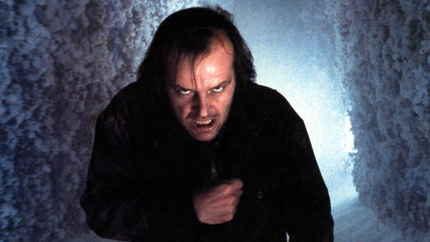 Jack Nicholson nel film "Shining"