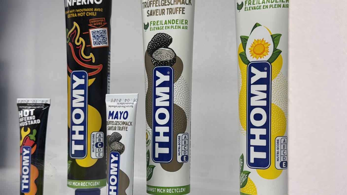 Alcune varietà di mayonnaise Thomy