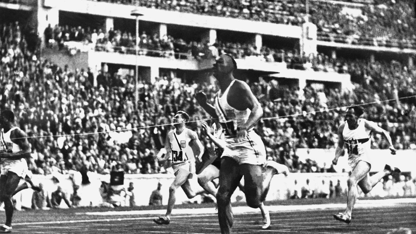 Il successo nei 100m a Berlino nel 1936