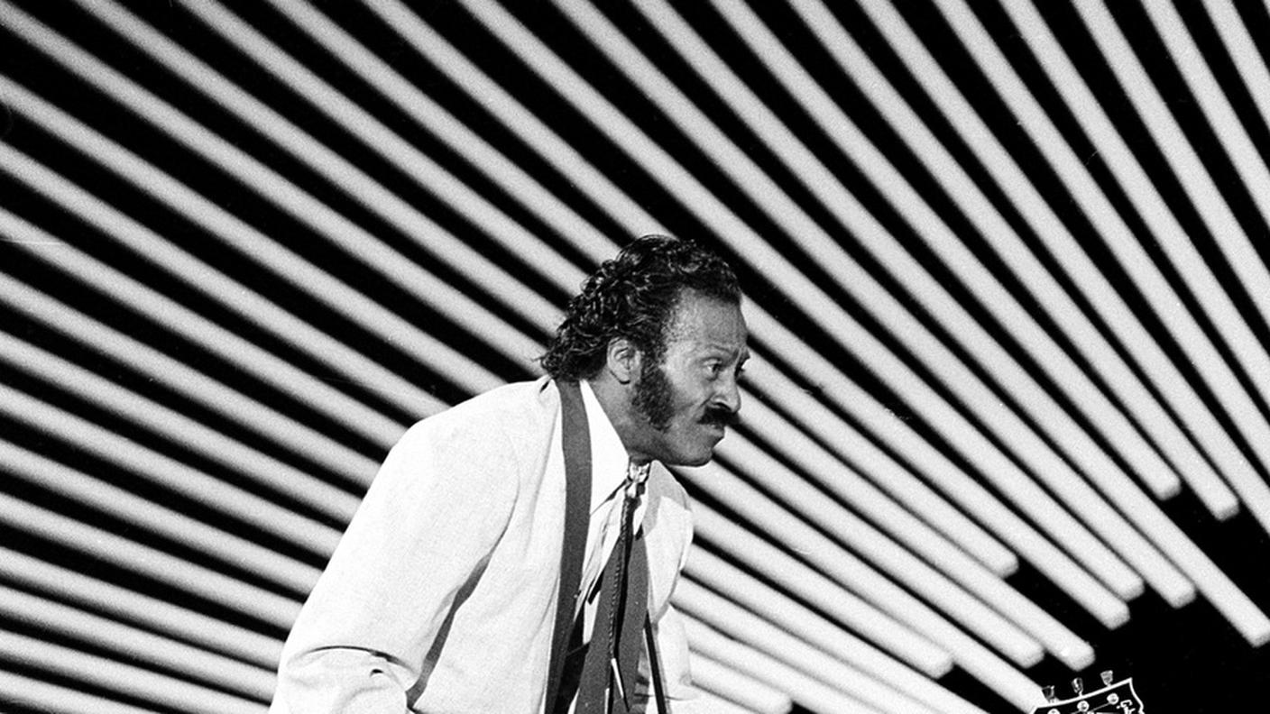 La leggendaria duck walk di Chuck Berry, 1980