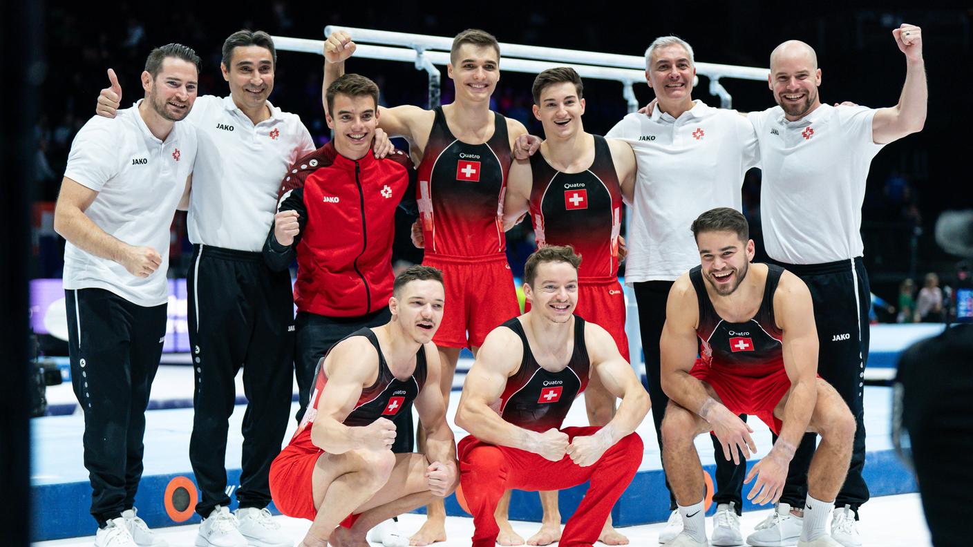 I sorrisi del team elvetico