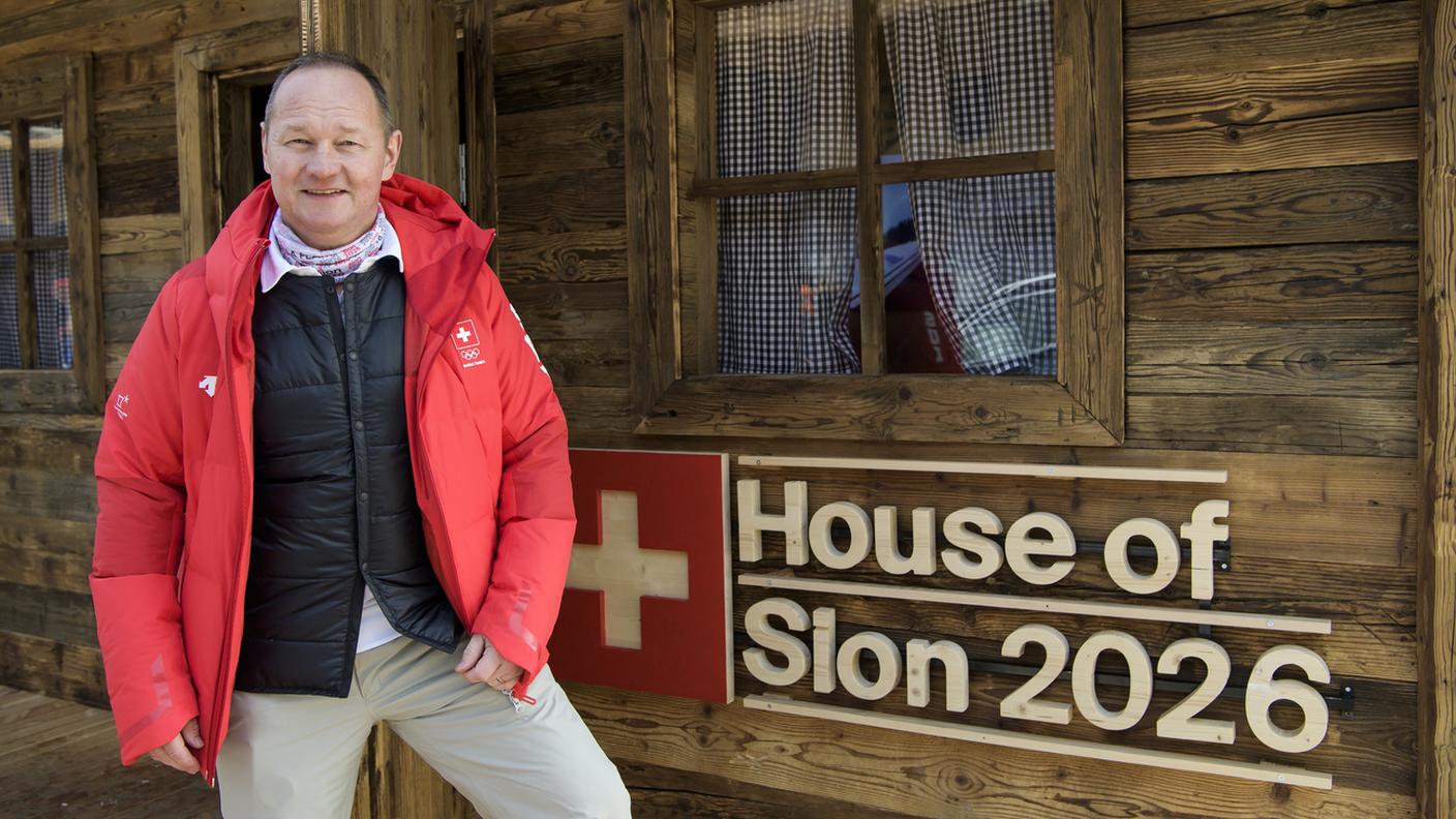 Il presidente di Swiss Olympic e di Sion 2026 Jürg Stahl