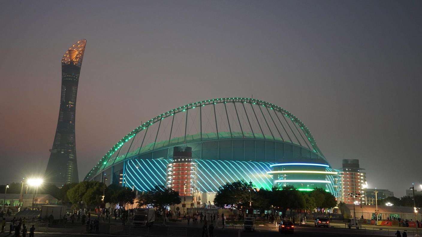 Il Khalifa International Stadium, sede dei recenti Mondiali di atletica