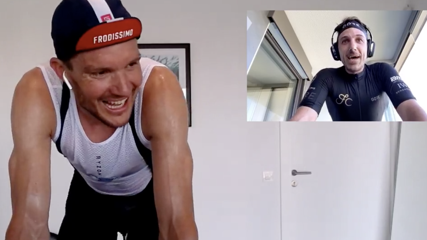 In bici accompagnato anche da Fabian Cancellara