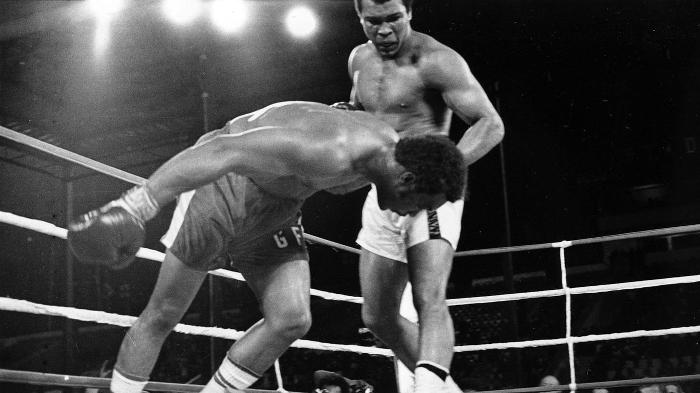 La leggendaria "Rumble in the jungle" tra George Foreman e Muhammad Ali 