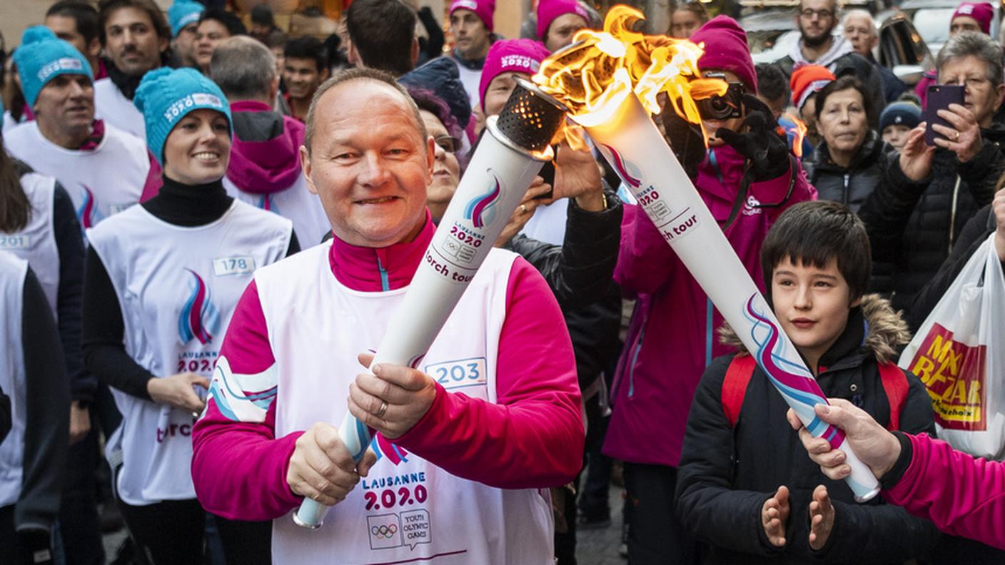 Con la fiamma di Losanna 2020