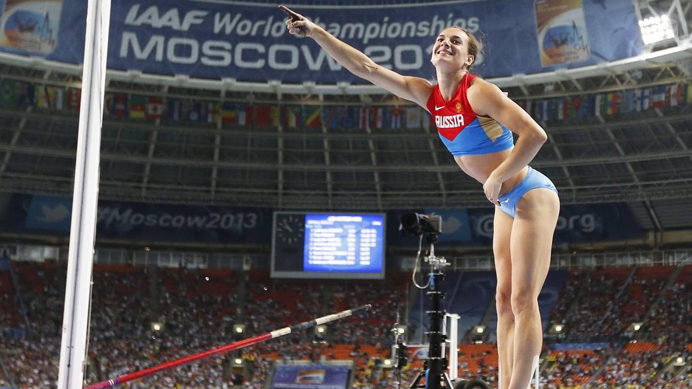 Yelena Isinbayeva, una delle poche illustri assenti