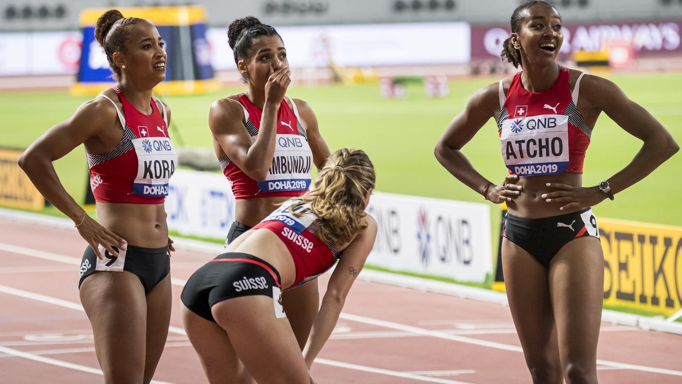 La staffetta rossocrociata 4x100m