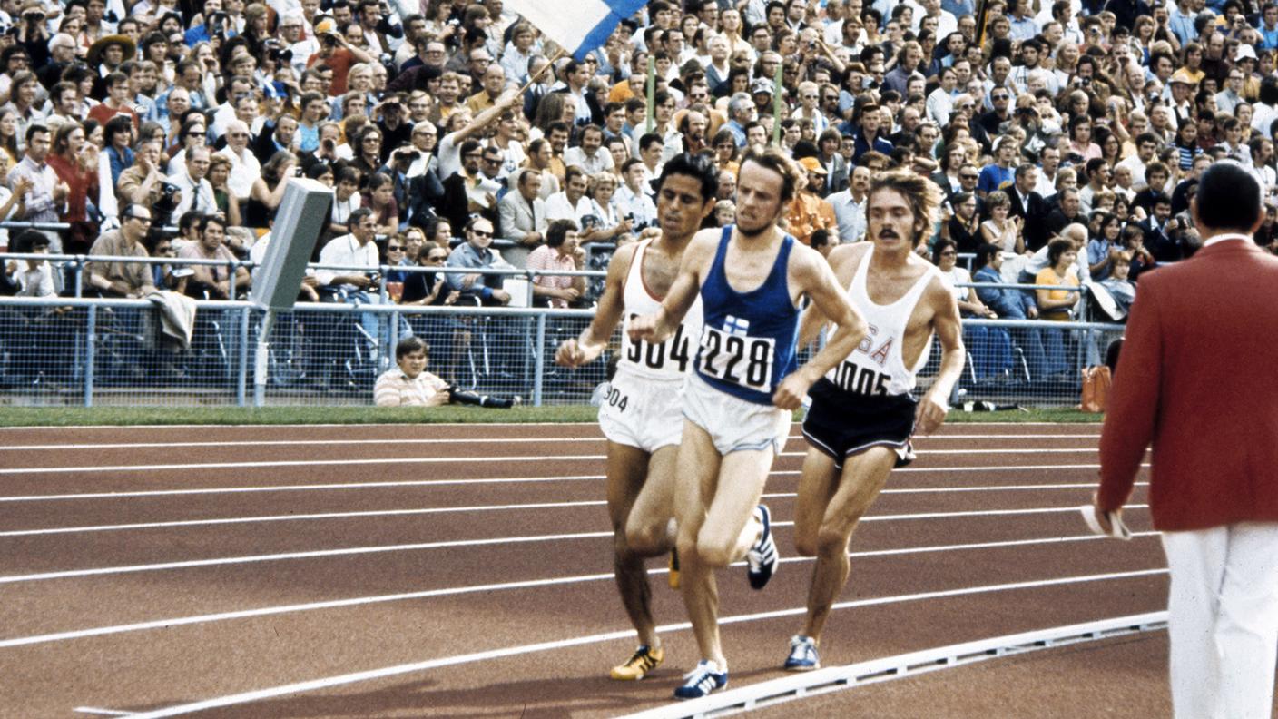 A Monaco 1972 nella sua (vana) rincorsa al finlandese Lasse Viren