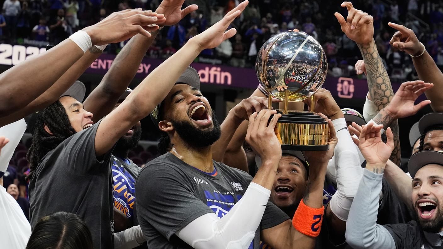 Towns e compagni festeggiano il titolo nella Eastern Conference