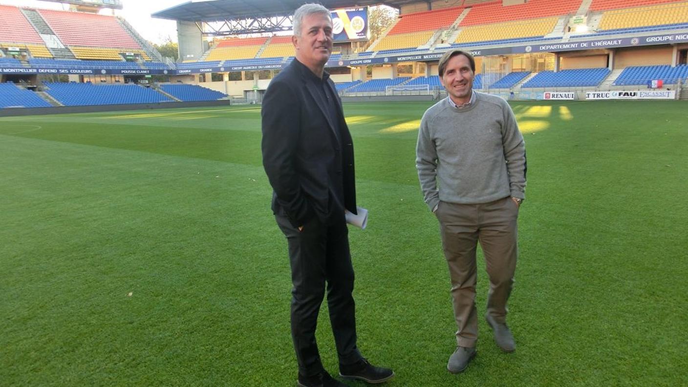 Petkovic e Manicone allo Stade de la Mosson