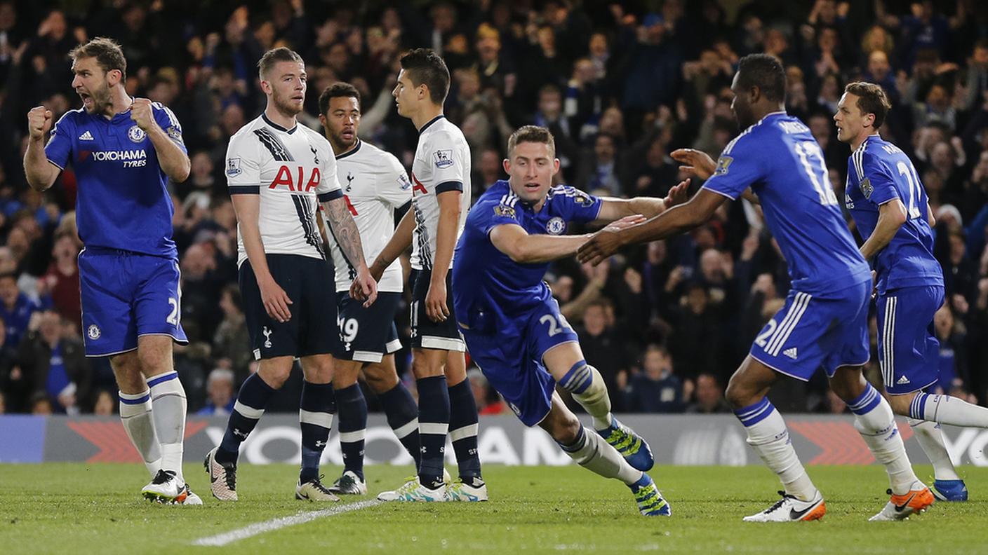 L'esultanza del Chelsea, lo sconforto del Tottenham