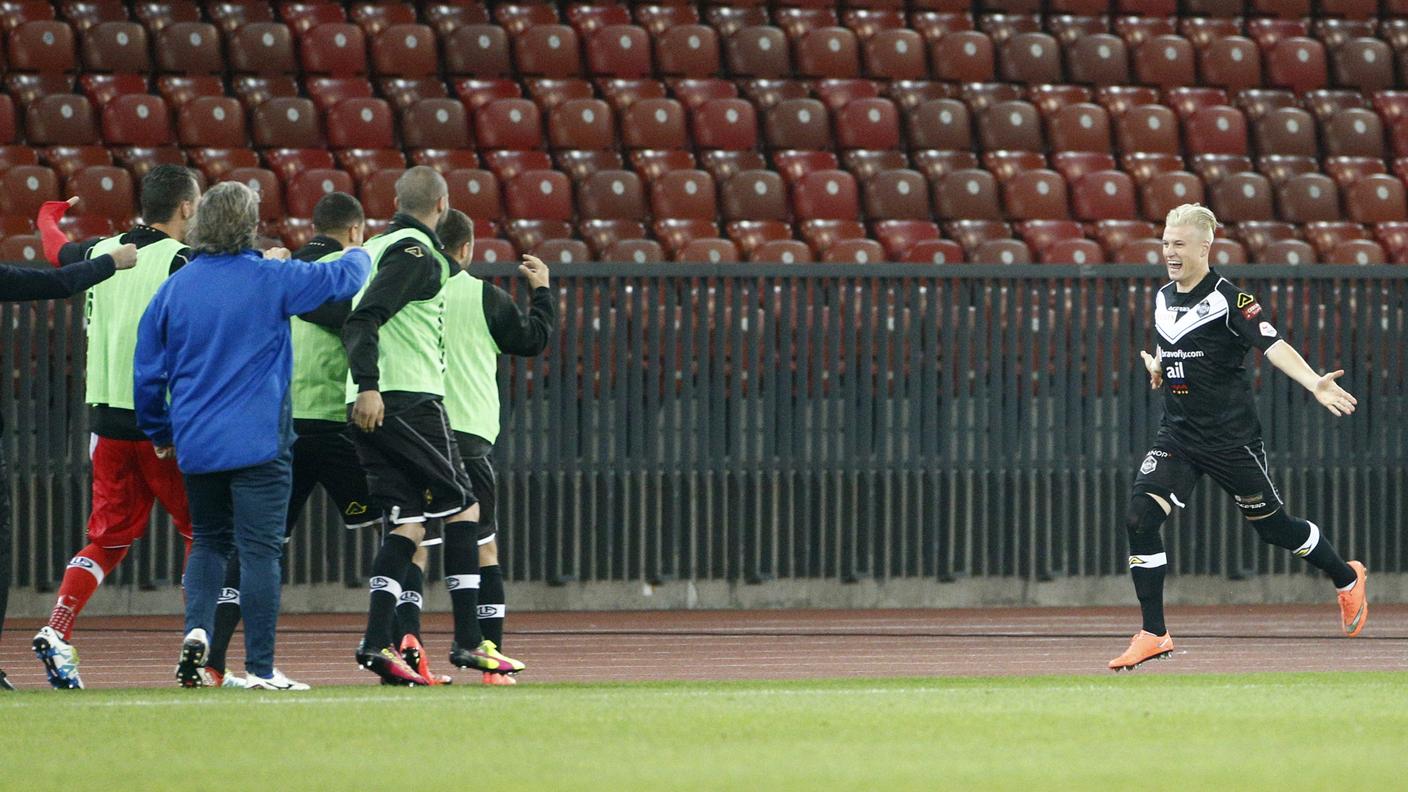 La gioia dopo il primo gol