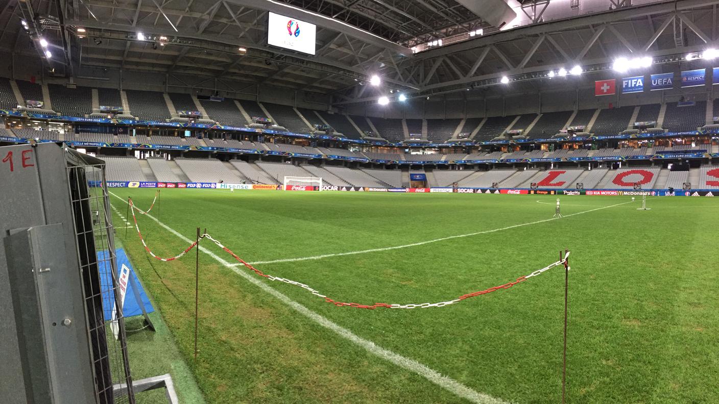L'erba dello Stade Pierre-Mauroy