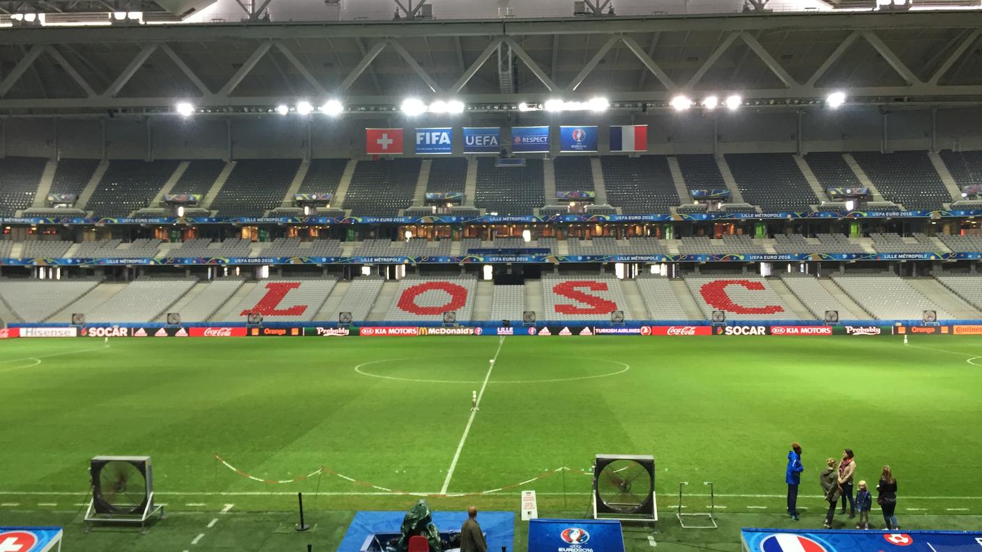 L'erba dello Stade Pierre-Mauroy