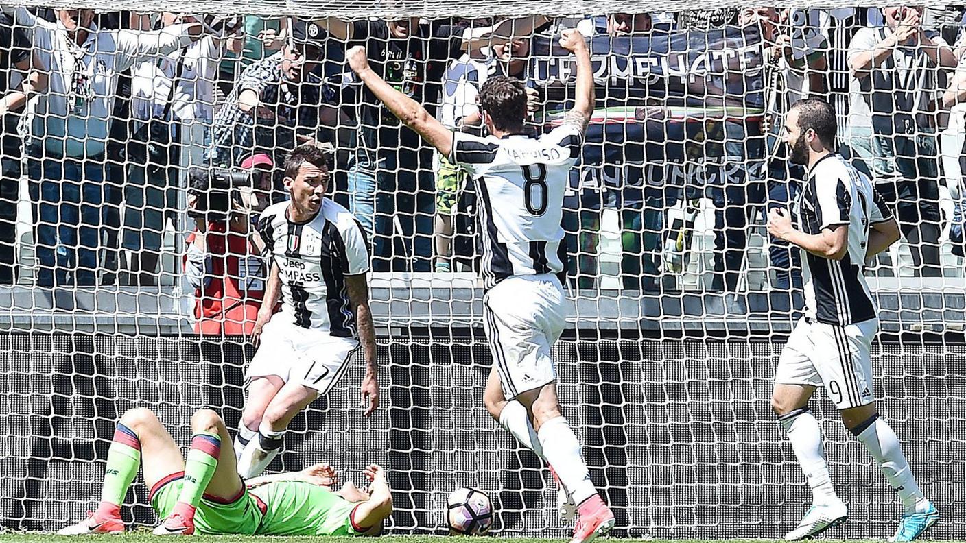 La rete d'apertura di Mandzukic