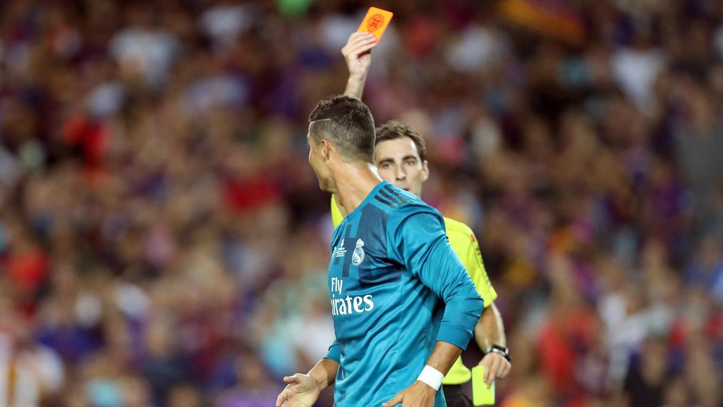 Cartellino rosso pesante per CR7