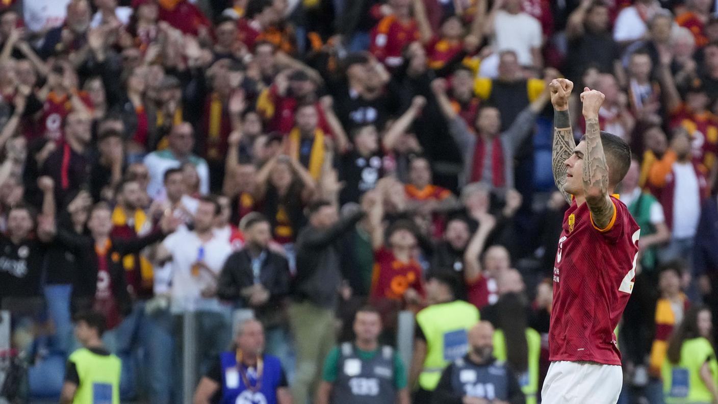 Esulta il match-winner