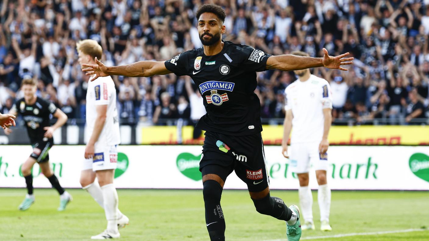 Campione con lo Sturm Graz