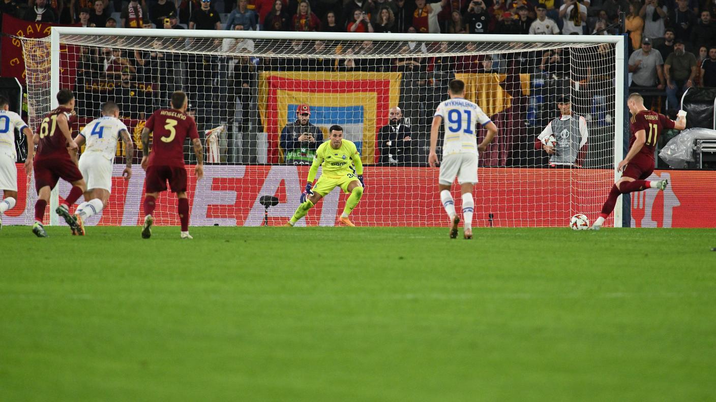 Il momento decisivo all'Olimpico