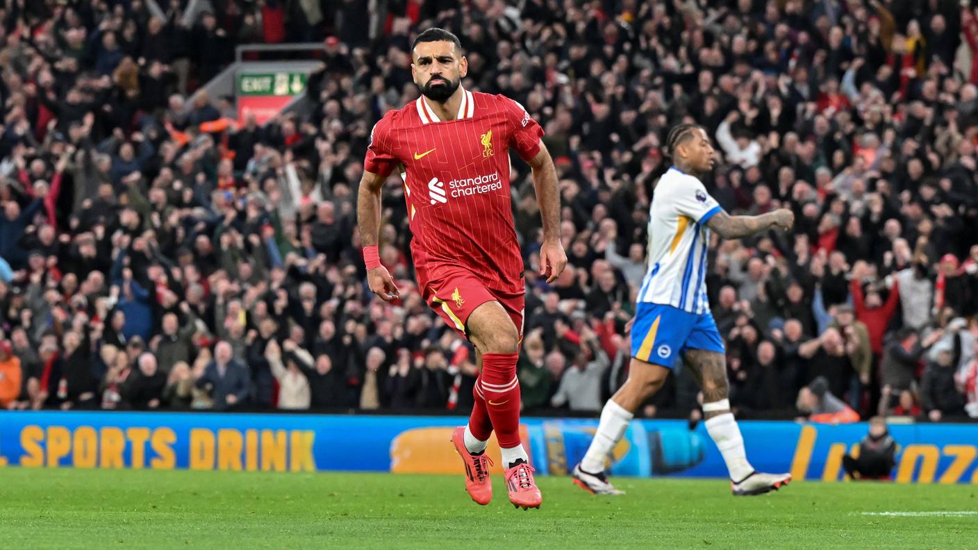Mohamed Salah decisivo con un gol dei suoi
