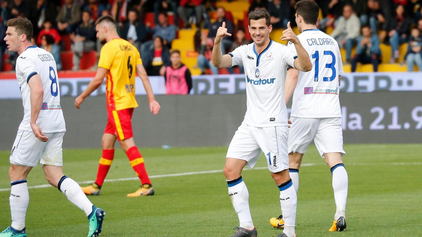 L'esultanza dopo l'1-0