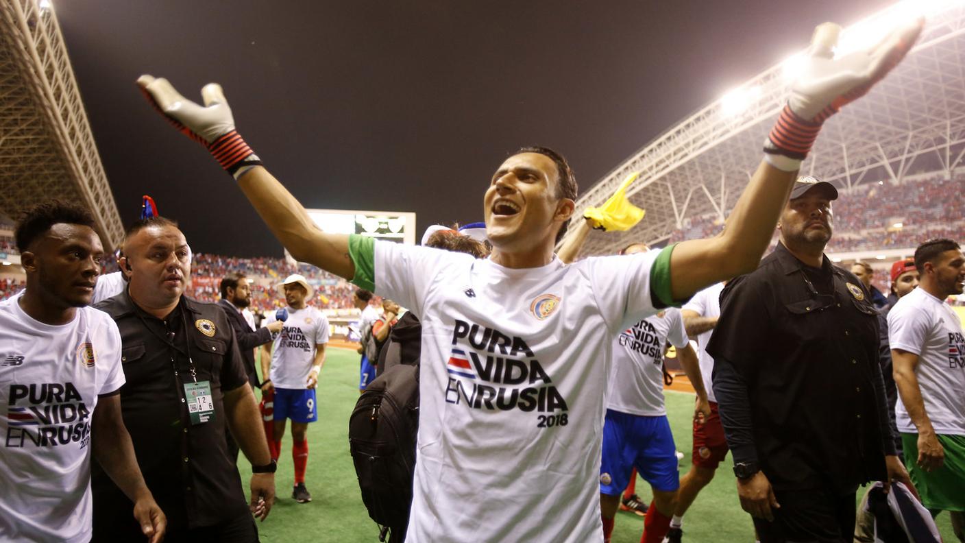 Il portiere del Real Madrid Keylor Navas è il leader dei Ticos