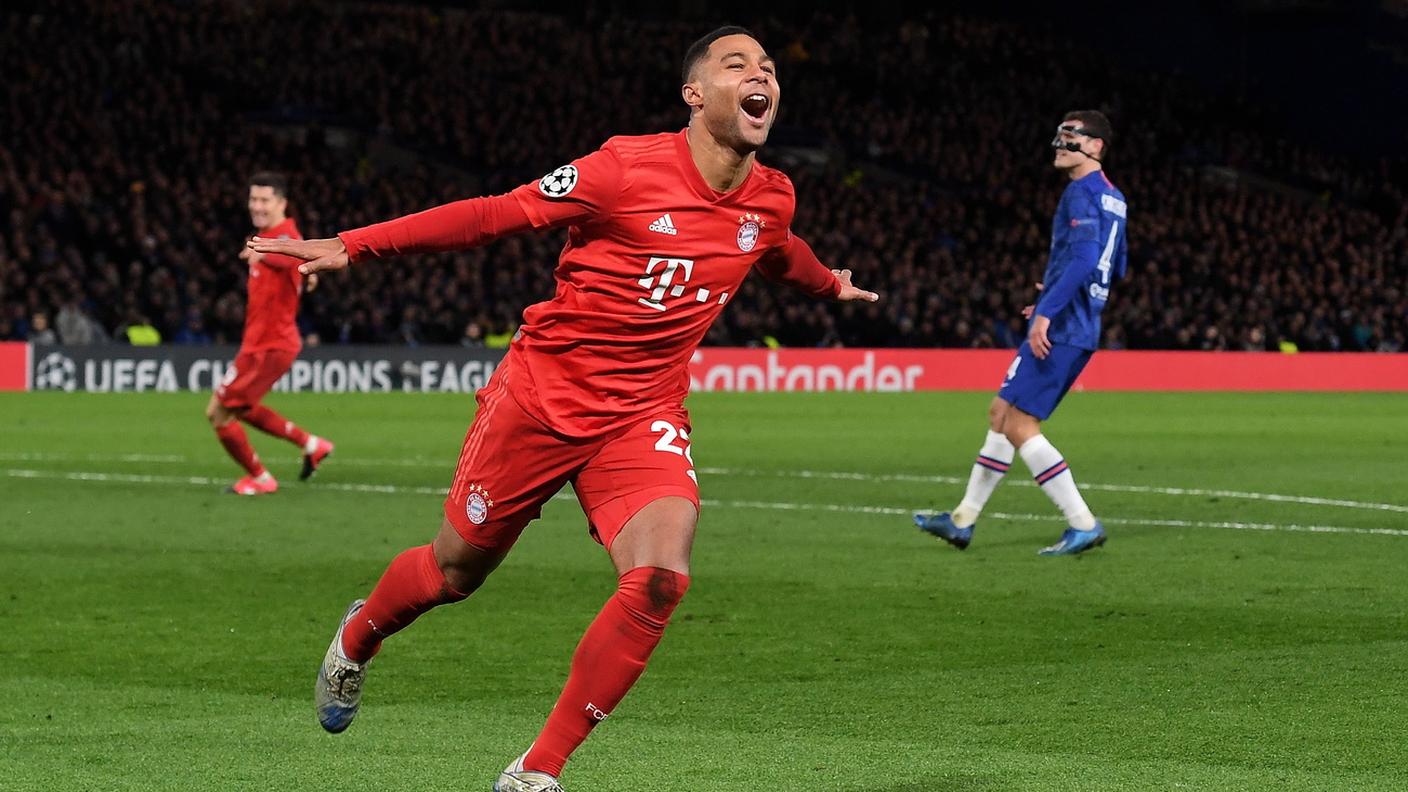 La gioia di Gnabry, autore di una doppietta