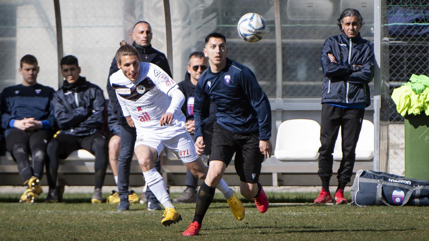 Un momento della sfida giocata sul campo B2 di Cornaredo