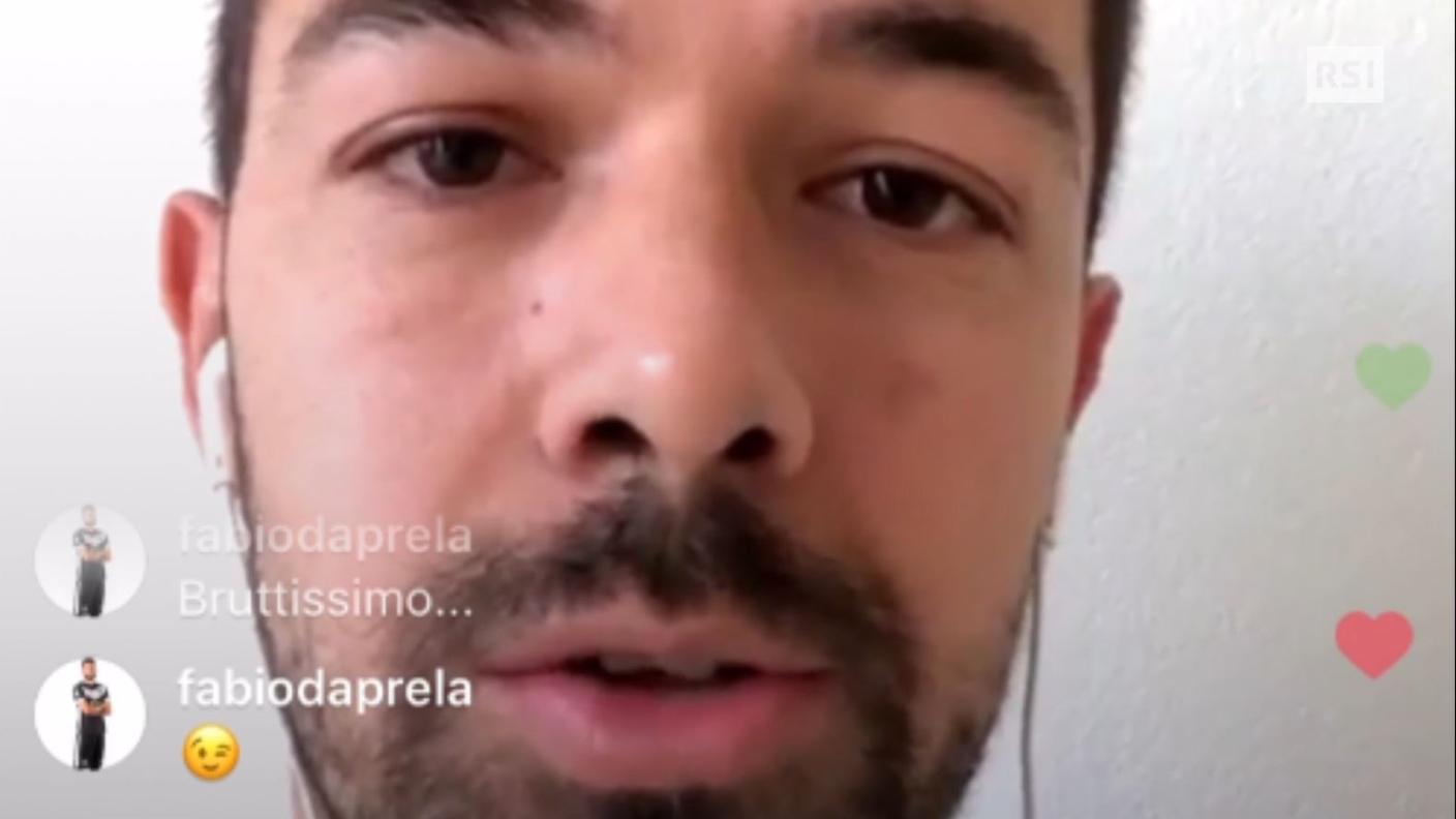 In diretta su Instragram