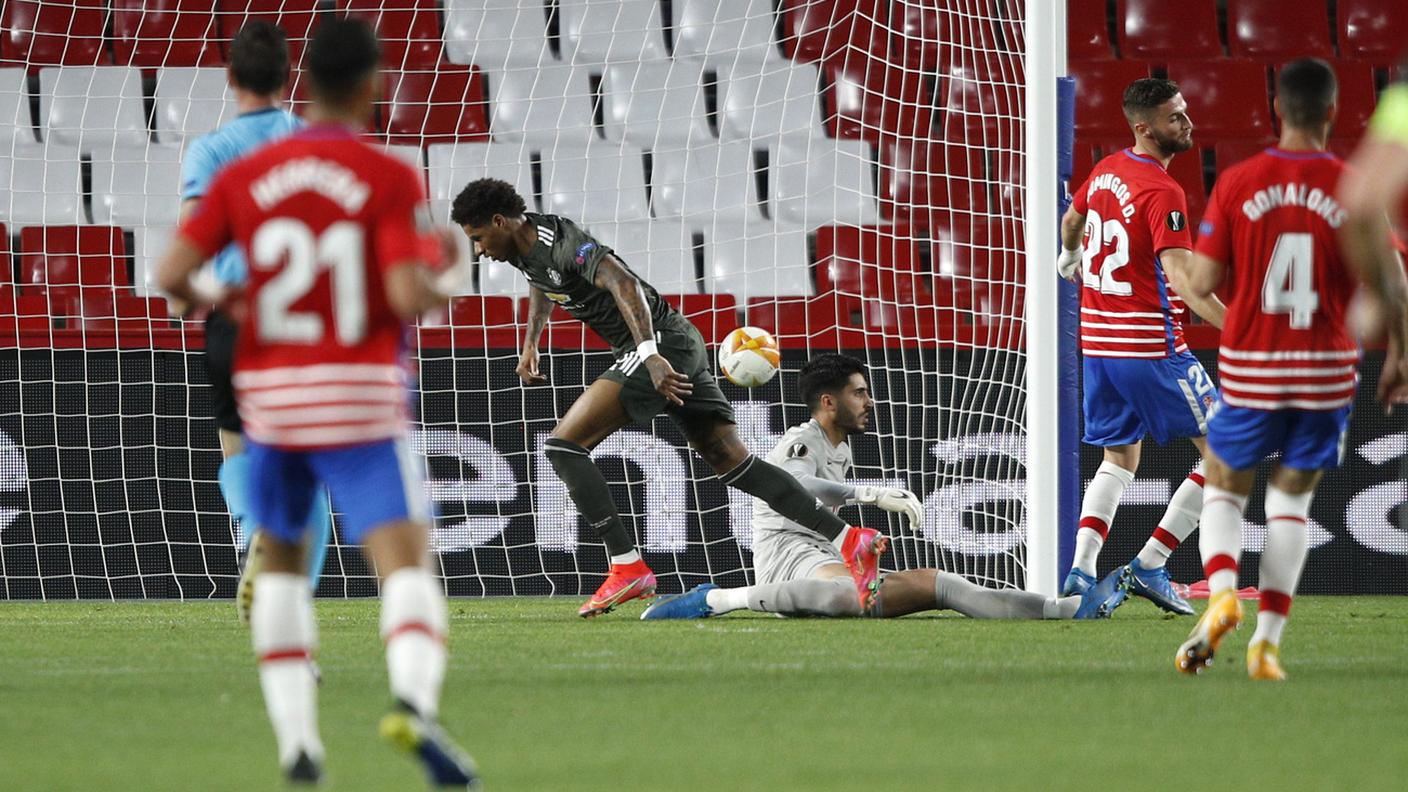 Rashford porta in vantaggio i Red Devils