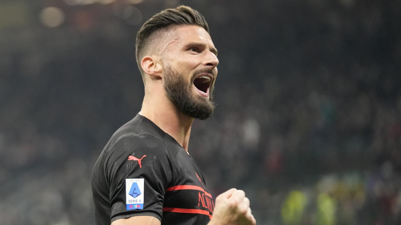 L'autore dell'unica rete di serata Giroud