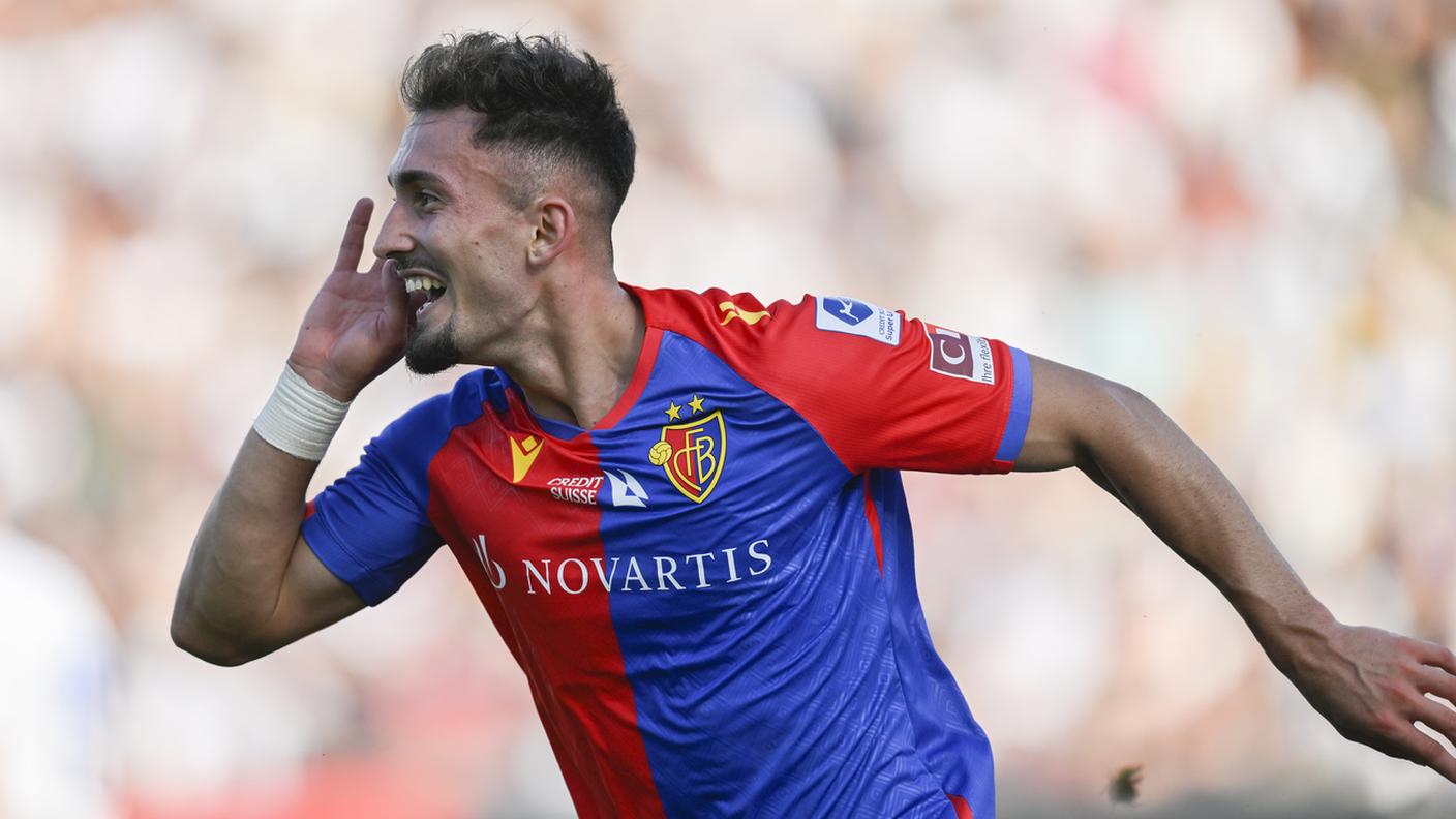 Andi Zeqiri autore del gol