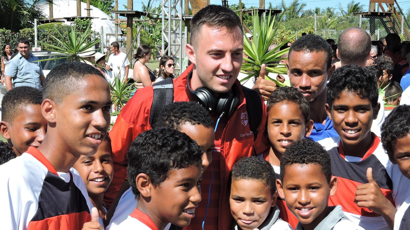 Josip Drmic si fa immortalare