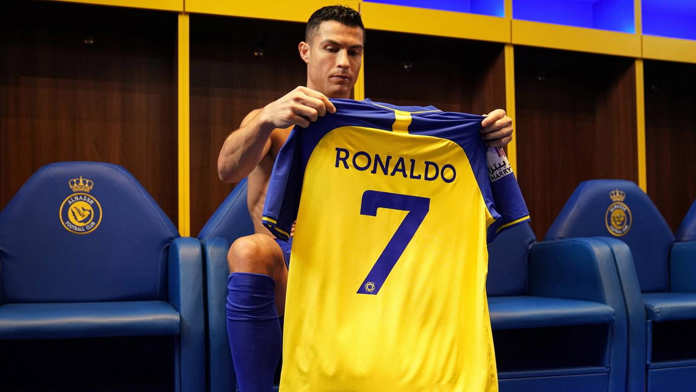 CR7 con la sua nuova maglia