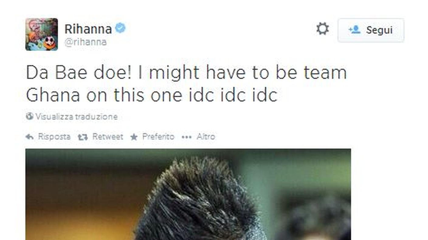 Rihanna punta KP via Twitter