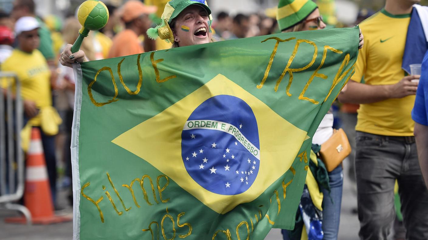 Brasile - Germania, i tifosi